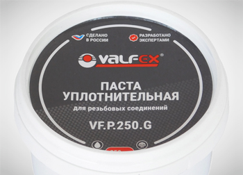 Паста для резьбовых соединений Valfex и банке VP.P.250.G