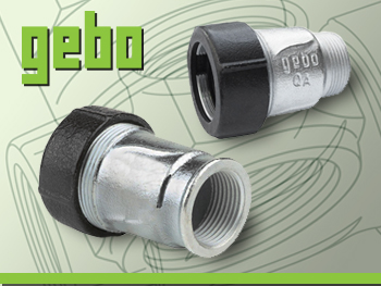 Муфта ГЕБО (GEBO) соединение зажимное чугунное
